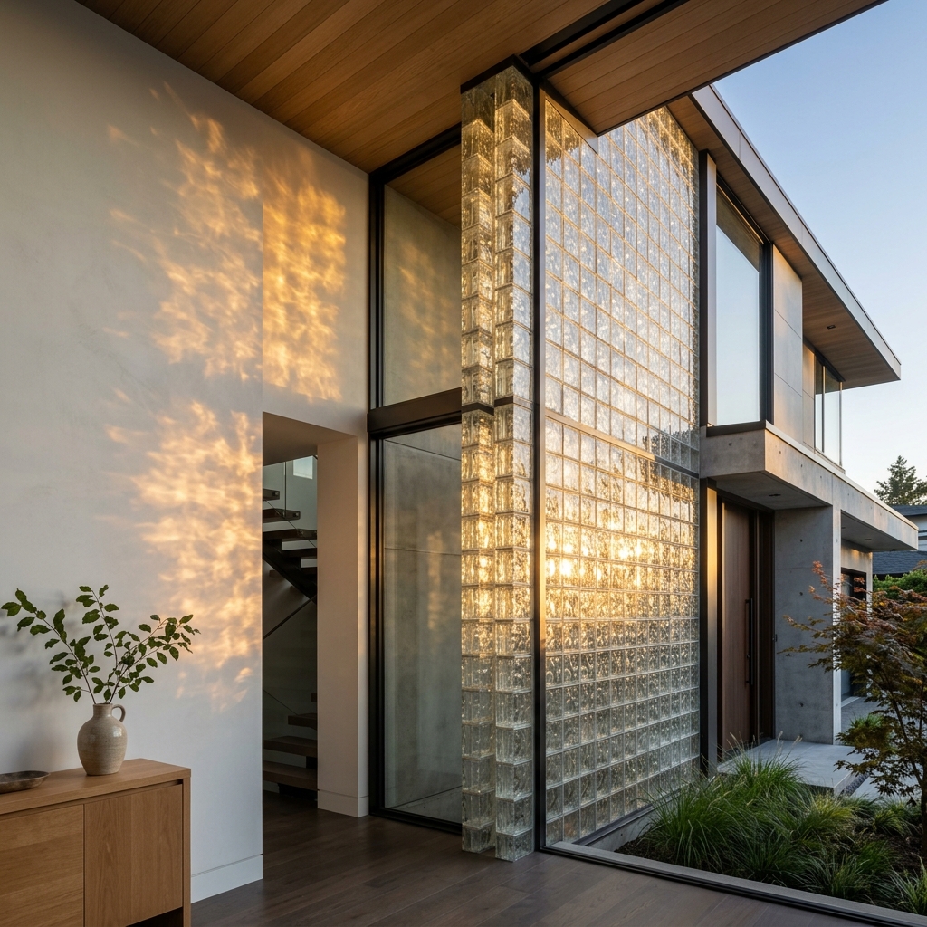 Solid Facade Glass Bricks